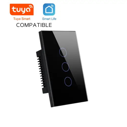interruptor inteligente negro 3 botones sin cable neutro_2