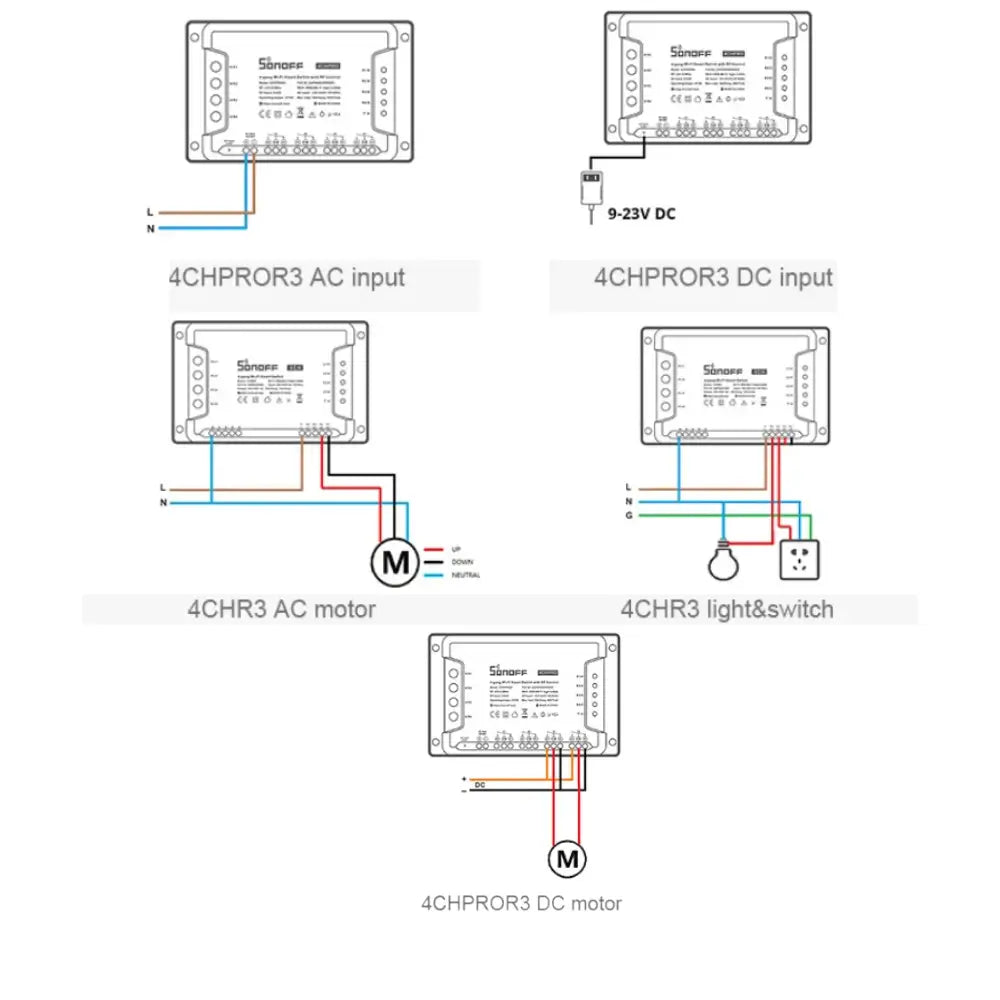 interruptor wifi sonoff 4ch pro r3_5