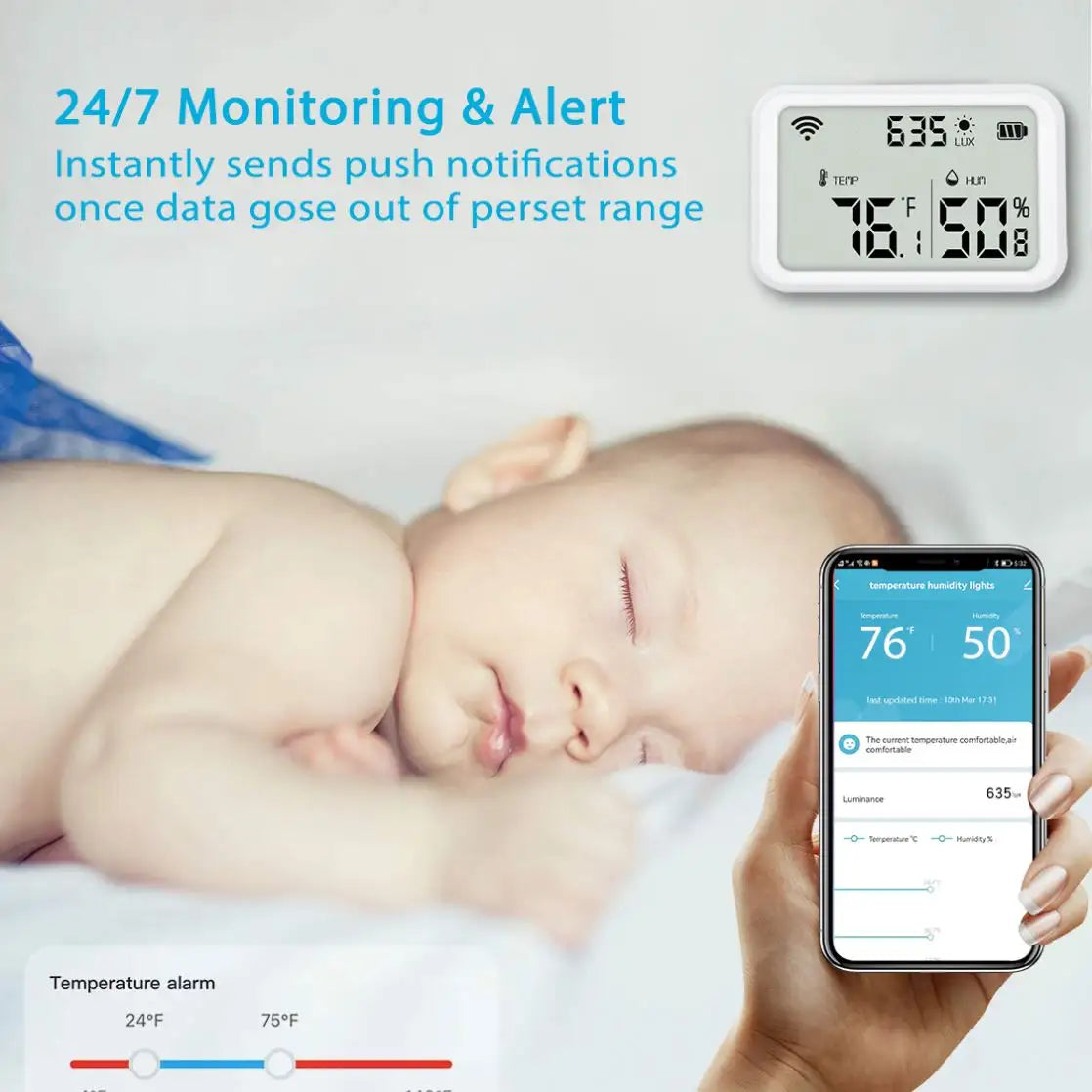 sensor inteligente 4 en 1 alarma temperatura humedad luminancia_5