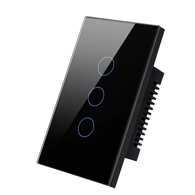 interruptor inteligente negro 3 botones sin cable neutro_1