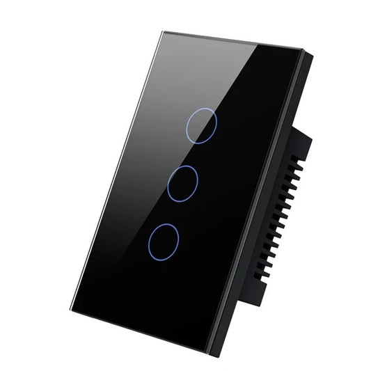 interruptor inteligente negro 3 botones sin cable neutro_1