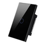 Interruptor Inteligente Negro 1 Boton – Sin Cable Neutro