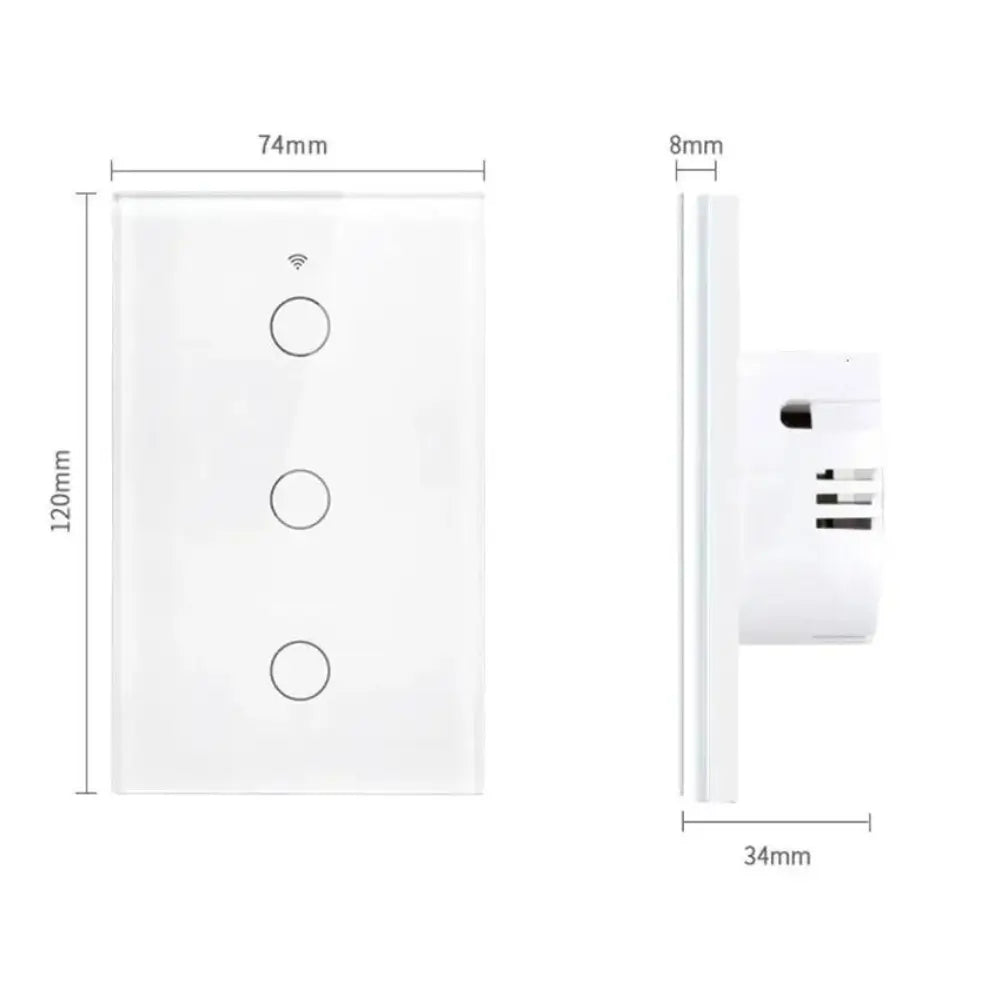 interruptor inteligente wifi blanco 2 botones sin cable neutro_7