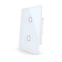 Interruptor Wifi de pared sin Neutro de 2 Canales – Compatible Sonoff