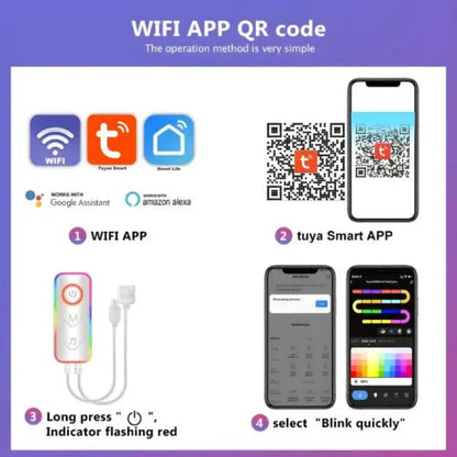 lampara de pie led inteligente wifi led rgbic_10