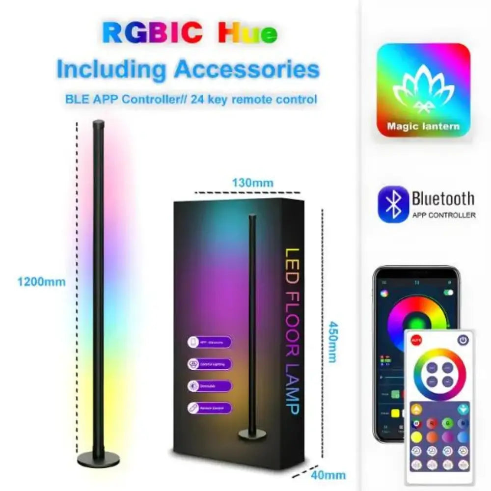 lampara de pie led inteligente wifi led rgbic_9