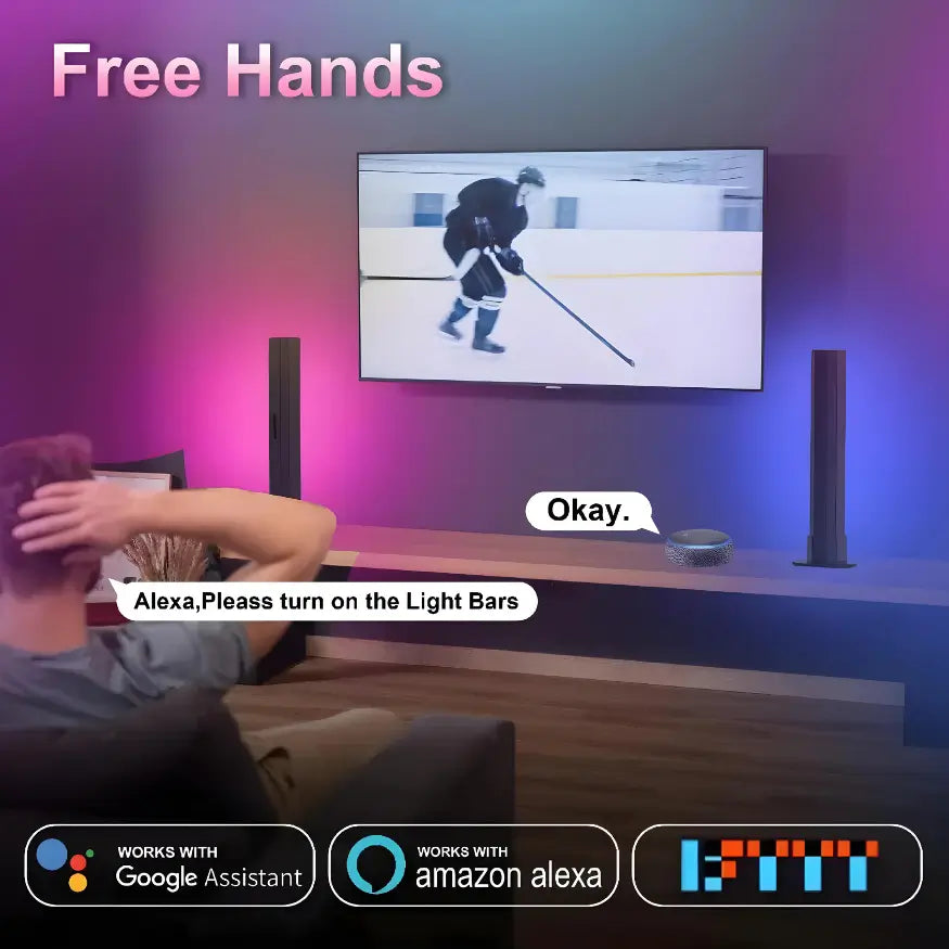 barras de luz gamer led rgbic retroiluminacion escritorio x2_4