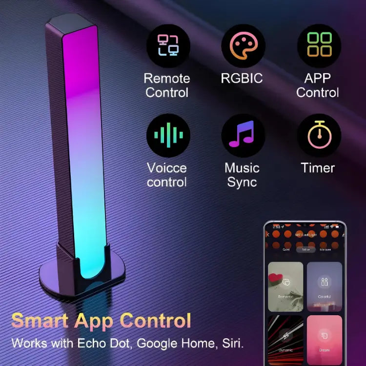 barras de luz gamer led rgbic retroiluminacion escritorio x2_2