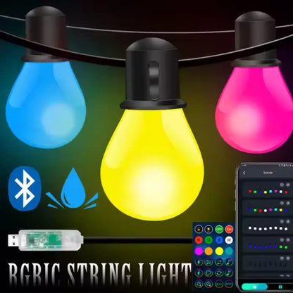 luces led guirnalda inteligente rgb 15 metros tuya smart_6