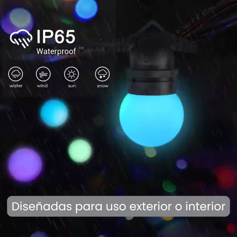 luces led guirnalda inteligente rgb 15 metros tuya smart_5