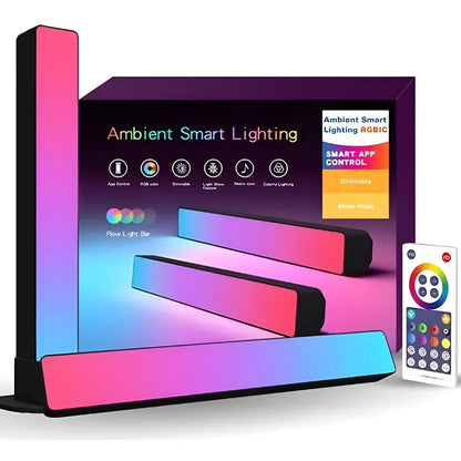 barras de luz gamer led rgbic retroiluminacion escritorio x2_1