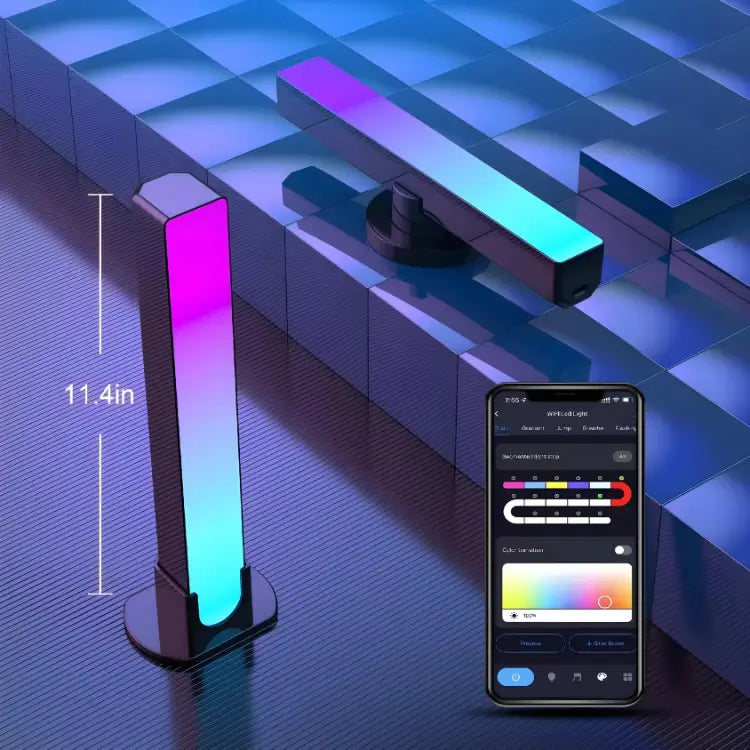 barras de luz gamer led rgbic retroiluminacion escritorio x2_3