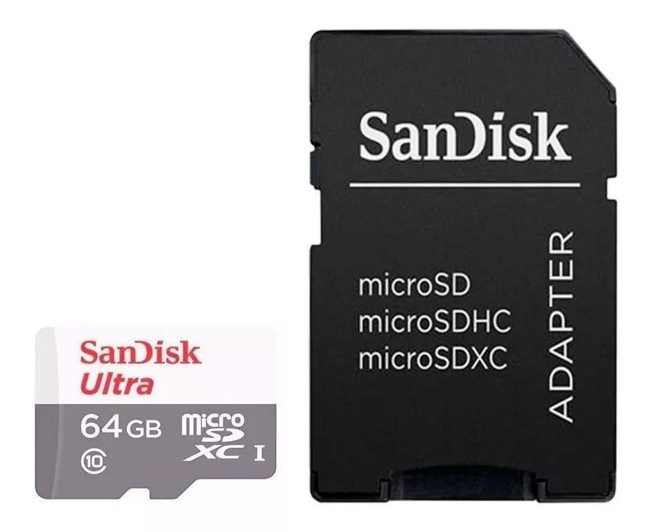 tarjeta de memoria sandisk ultra con adaptador sd 64gb_4