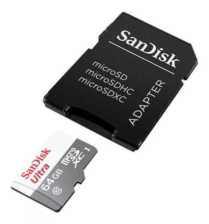 tarjeta de memoria sandisk ultra con adaptador sd 64gb_3