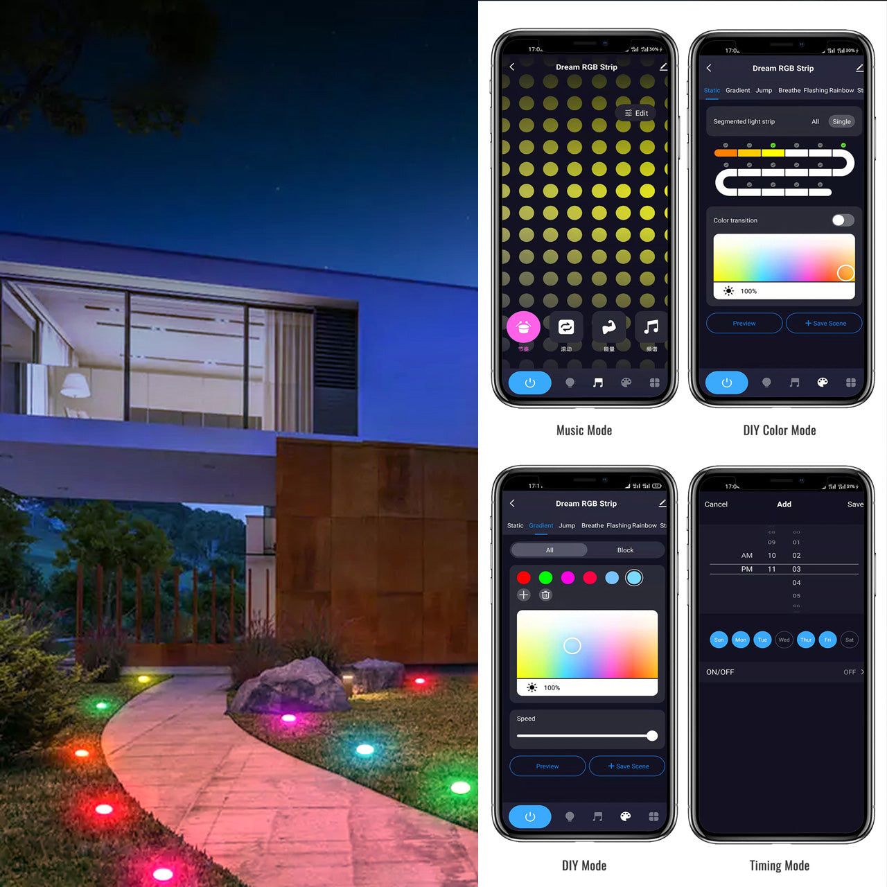 luces inteligentes wifi rgb para jardin ip67_5