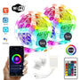 Tira Cinta Luces Led Rgb Wifi Inteligente 10 Metros Google/Alexa