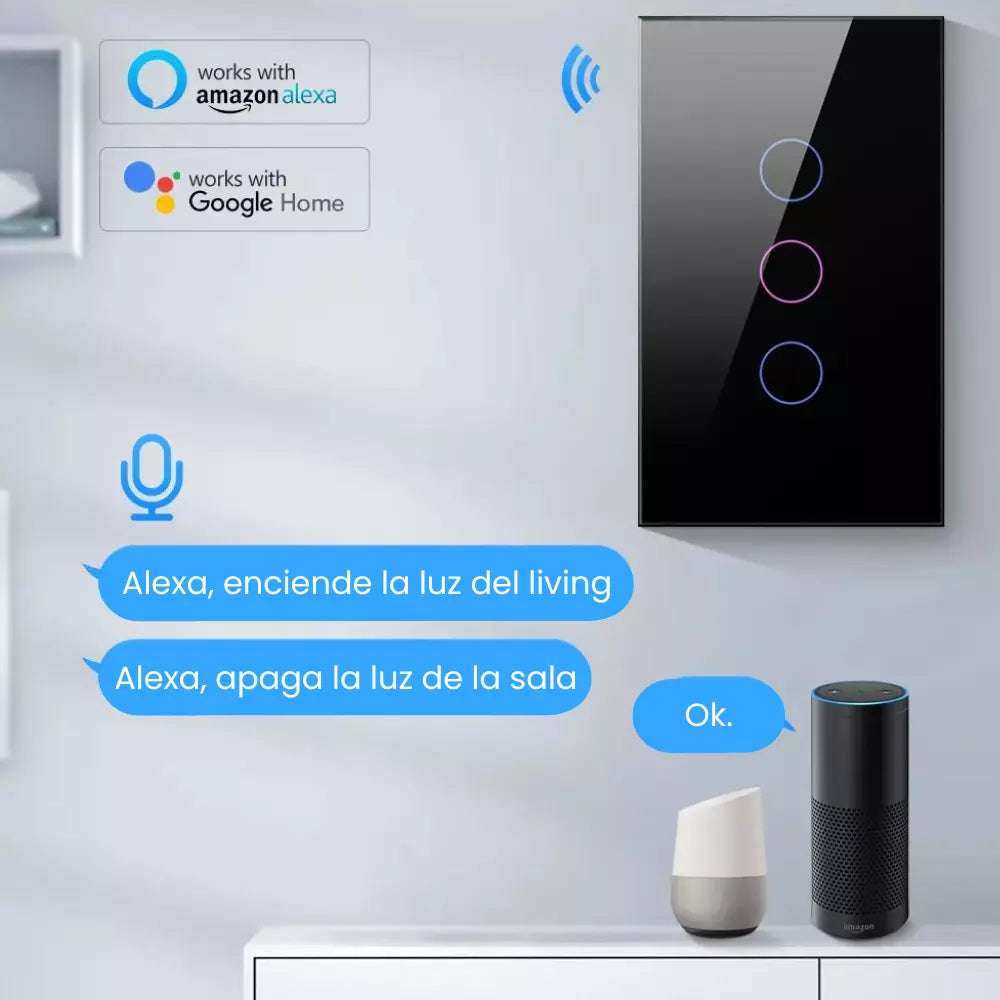 interruptor wifi de pared sin neutro de 2 canales compatible sonoff_3